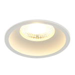 Светильник встраиваемый CRATER,  10W,  896Lm,  3000K,  D82хH40мм,  IP44,   белый