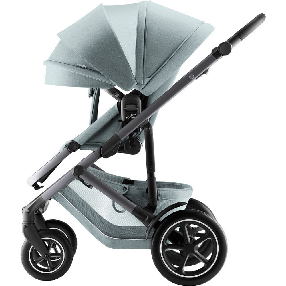 Комплект 3 в 1 Britax Roemer Smile 5Z Style и автокресло Baby-Safe Pro Classic Deep Black Harbor Blue / Deep Black
