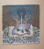 Декоративная сервировочная салфетка Вербное воскресенье 32*32 см.