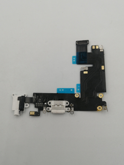 Шлейф для Apple iPhone 6 Plus на системный разъем + микрофон Белый
