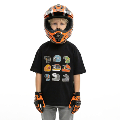 Футболка детская Clan 13 Helmet, черный