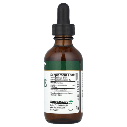 NutraMedix, Cryptolepis, поддержка микроорганизмов, 60 мл (2 жидк. Унции)