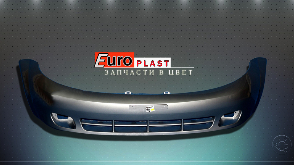 Передний бампер серый для Chevrolet Lacetti хэтчбек