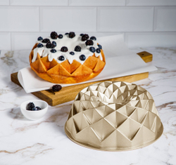 Форма для выпечки 24х9см Wo Home 3D Magic Baking бежевая