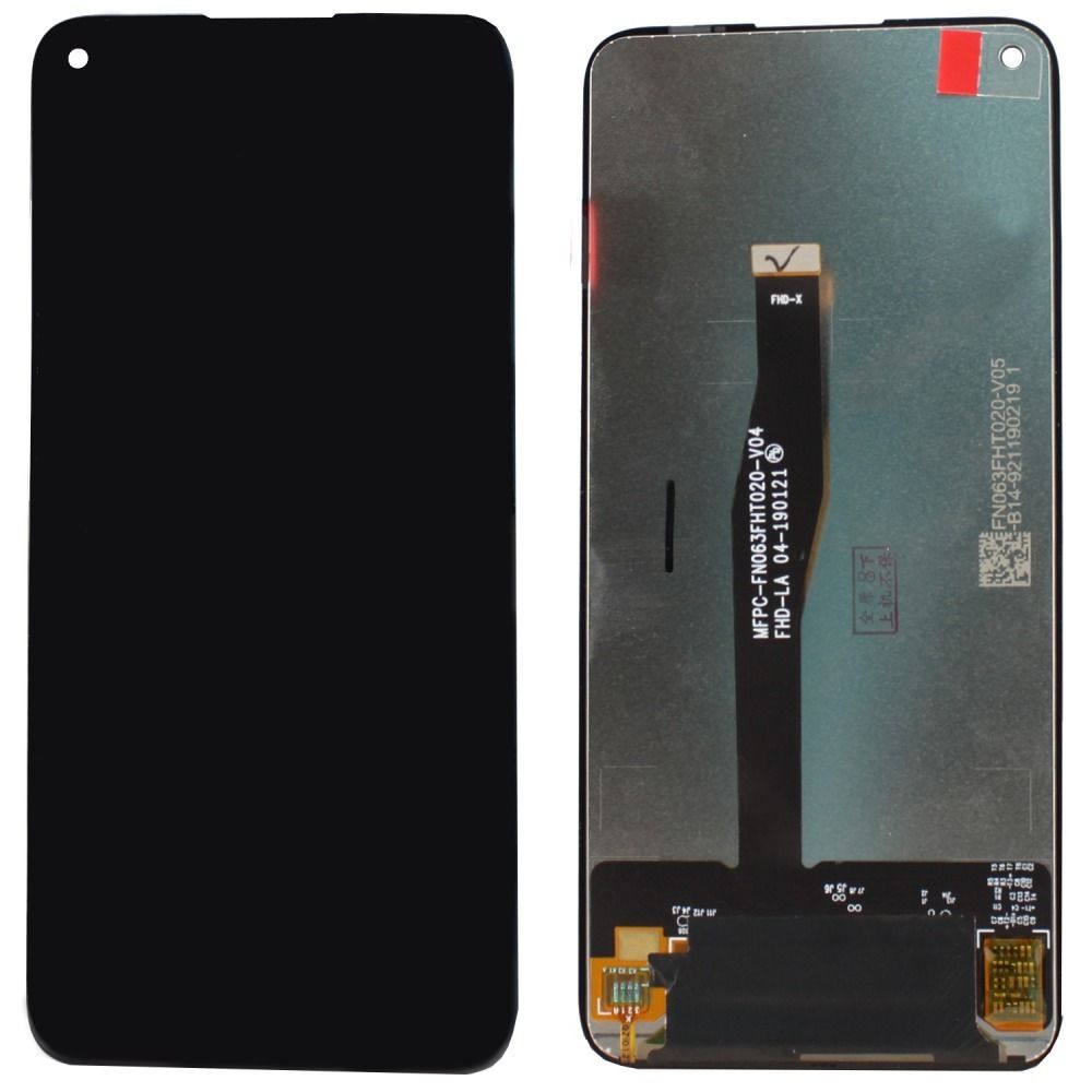 Дисплей для Huawei Honor 20 Pro/20/Nova 5T в сборе с тачскрином Черный - переклейка