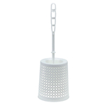 Ерш для туалета с подставкой "Пирула", белый