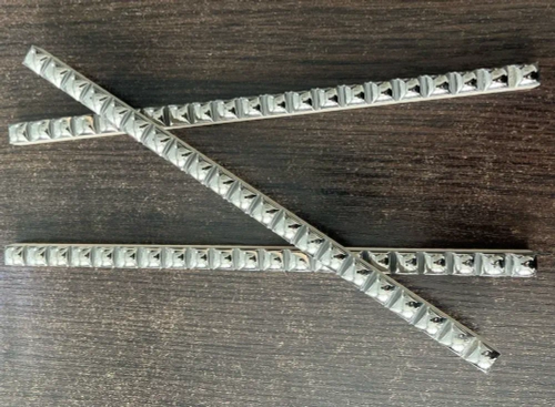 Бордюр бусинка керамическая платина (10 штук)