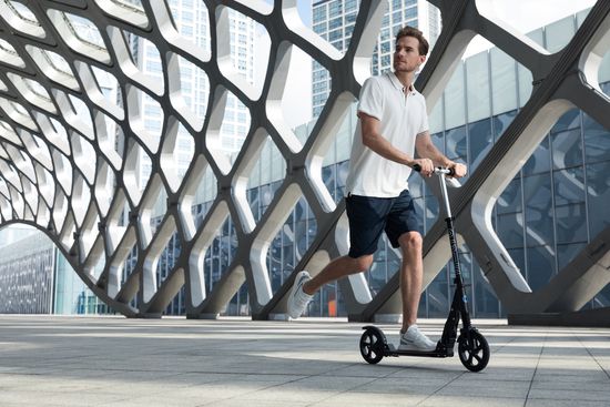 Самокат Micro Suspension синий