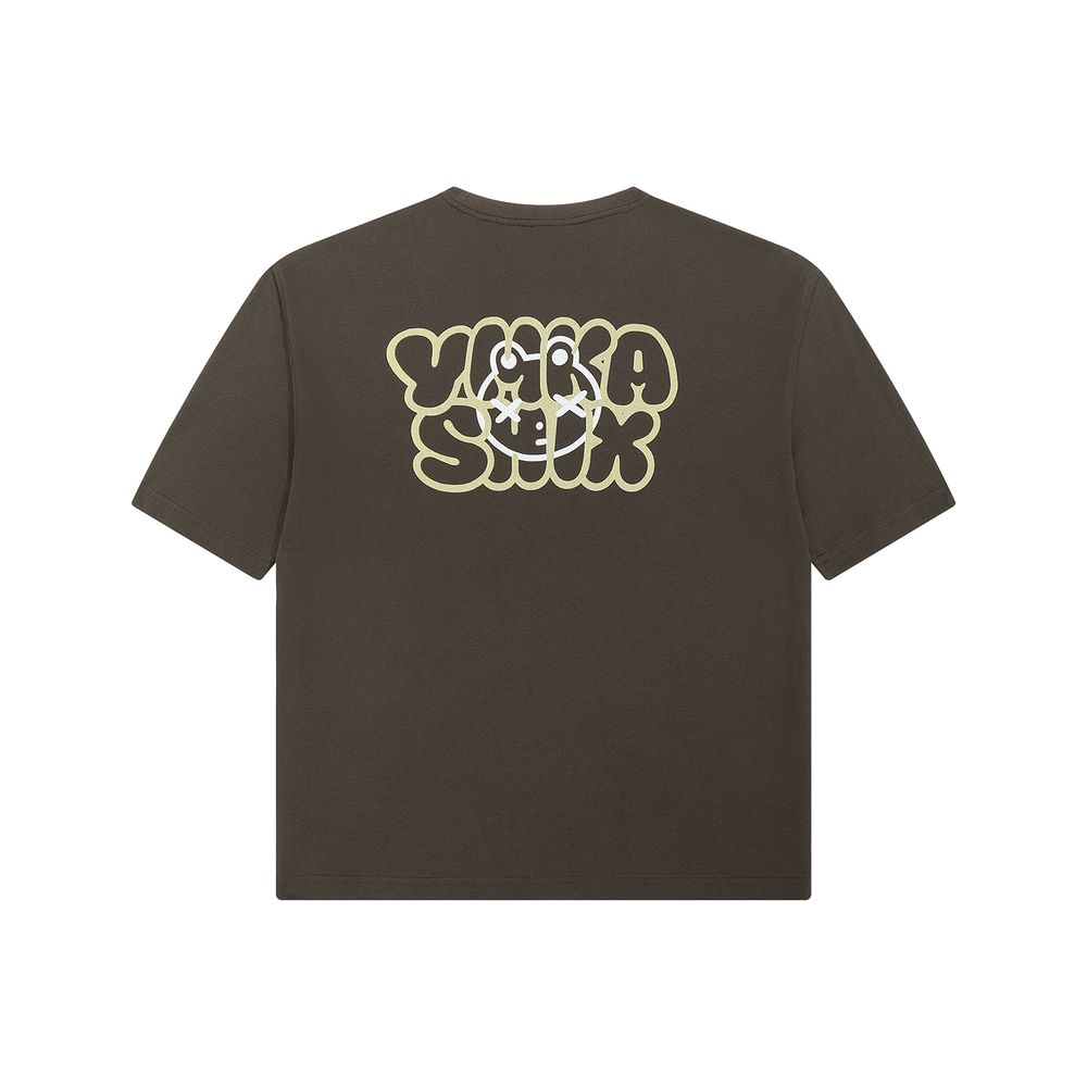 Футболка Ymkashix Logo face коричневый