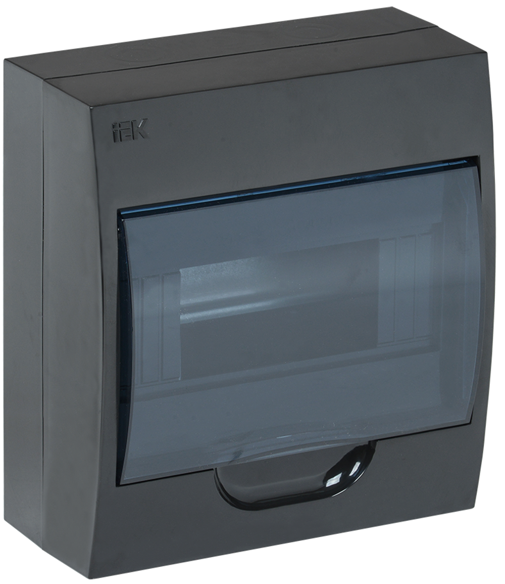 KREPTA 3 Корпус пластиковый ЩРН-П-8 IP41 черный IEK