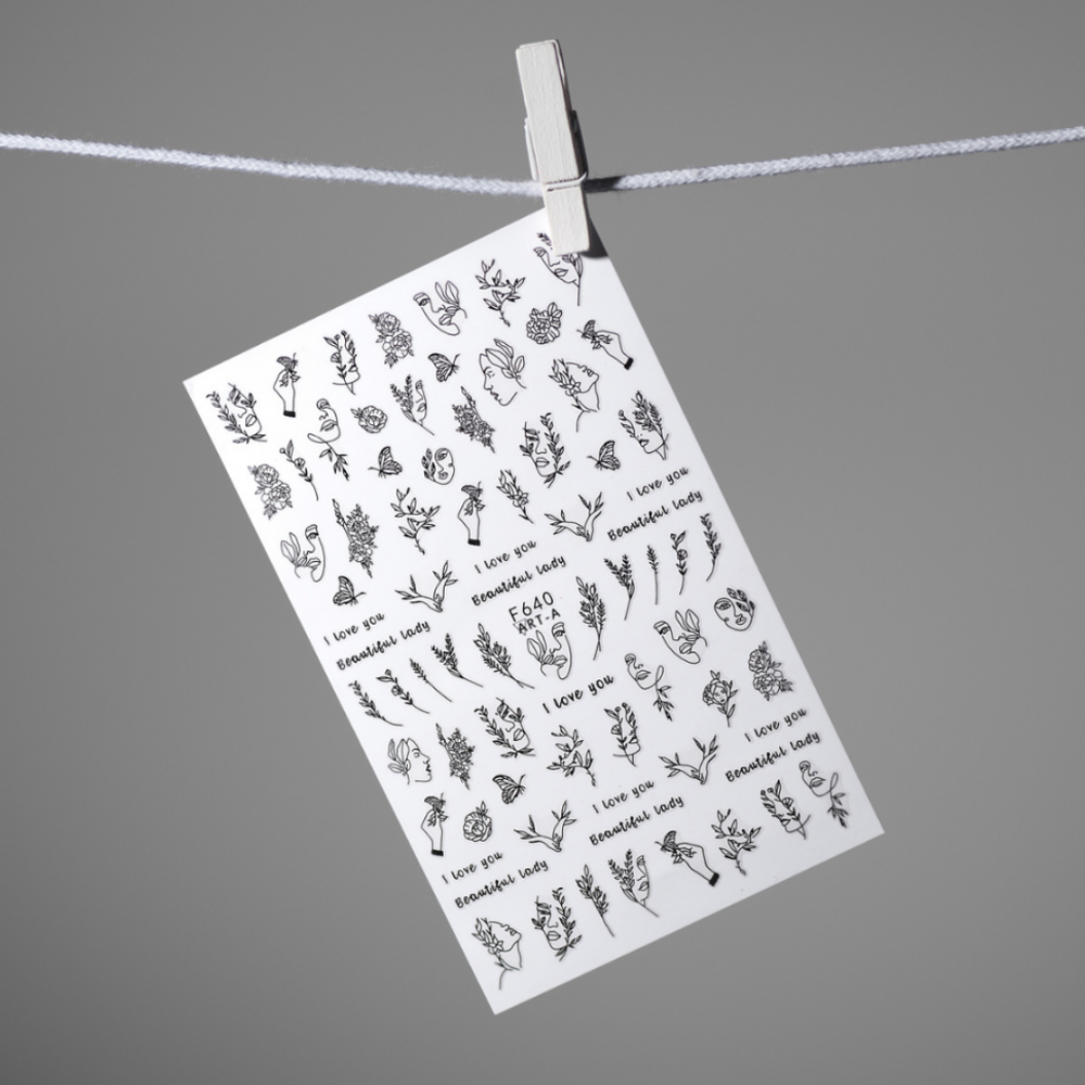 ART-A Наклейки 3D 640