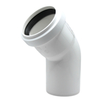 Отвод канализационный PRO AQUA STILTE Ø50x45°