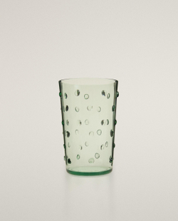 Zara Home стакан из пластика, цвет зелёный, 14.3 см