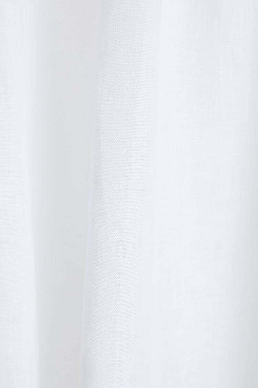 ZARA HOME XL ЛЬНЯНАЯ ЗАНАВЕСКА, БЕЛЫЙ