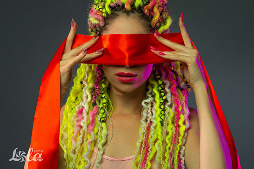 Красная лента для связывания 152см Lola Games Party Hard Wink 1142-01lola