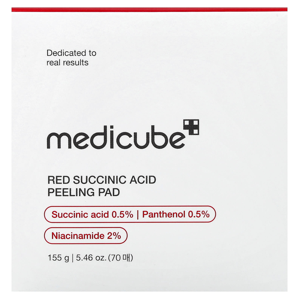 Medicube, пилинг-диски с красной янтарной кислотой, 70 шт.