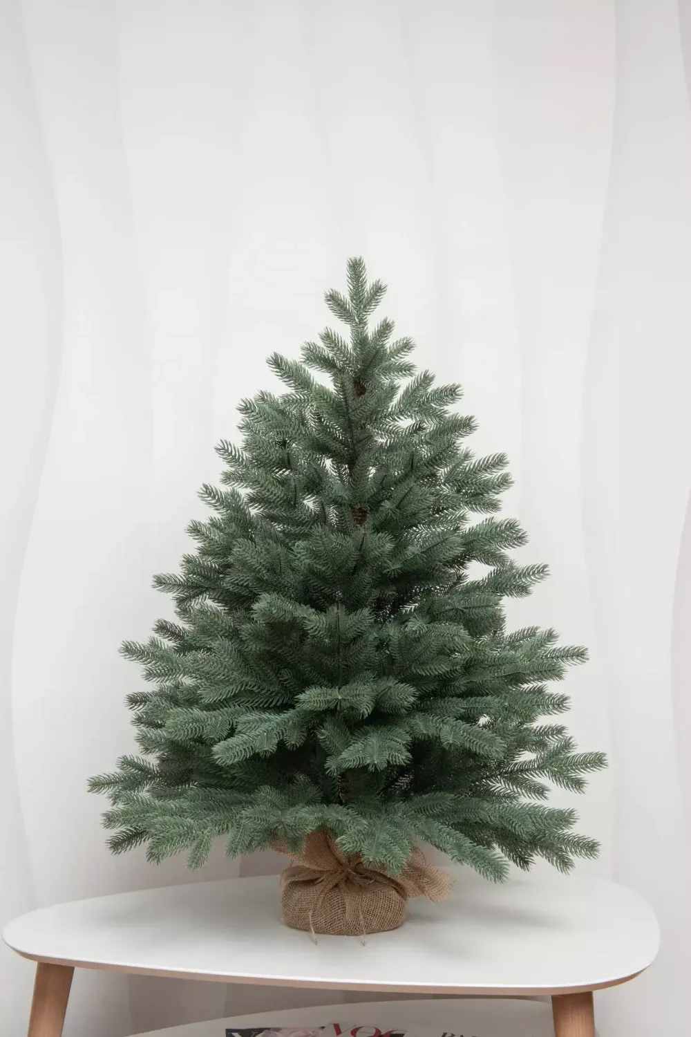 Настольная елка искусственная "Балтийская" (литая хвоя) высота 90 см / 120 см