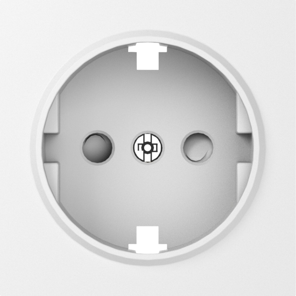 Накладка для розетки Schuko с заземлением, со шторками 16A 250 В~, серия A07