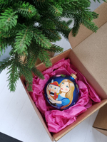 Шар стеклянный "Щелкунчик"