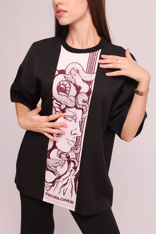 ФУТБОЛКА NUMERO 1 print Medusa