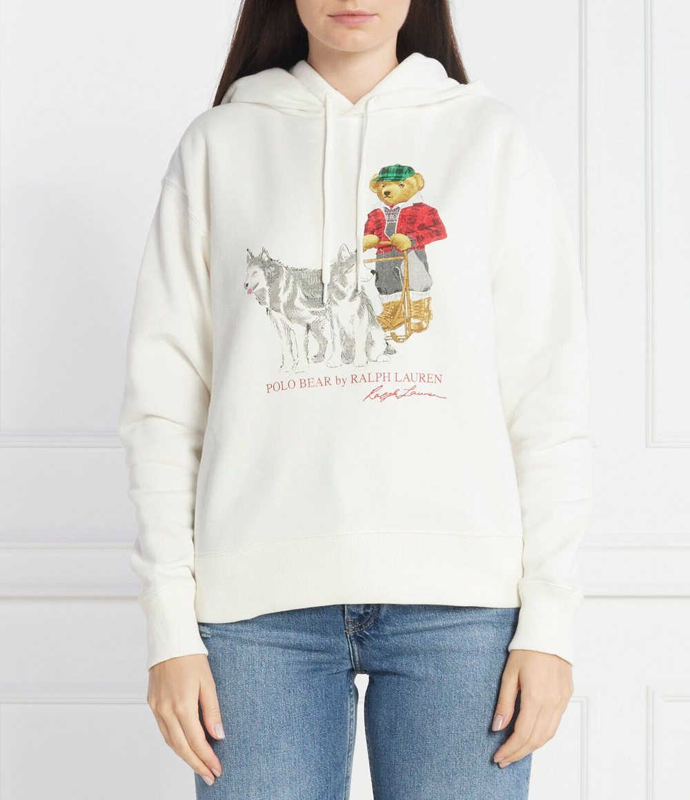 Худи SEASONAL FLEECE POLO RALPH LAUREN - белый(211916108)