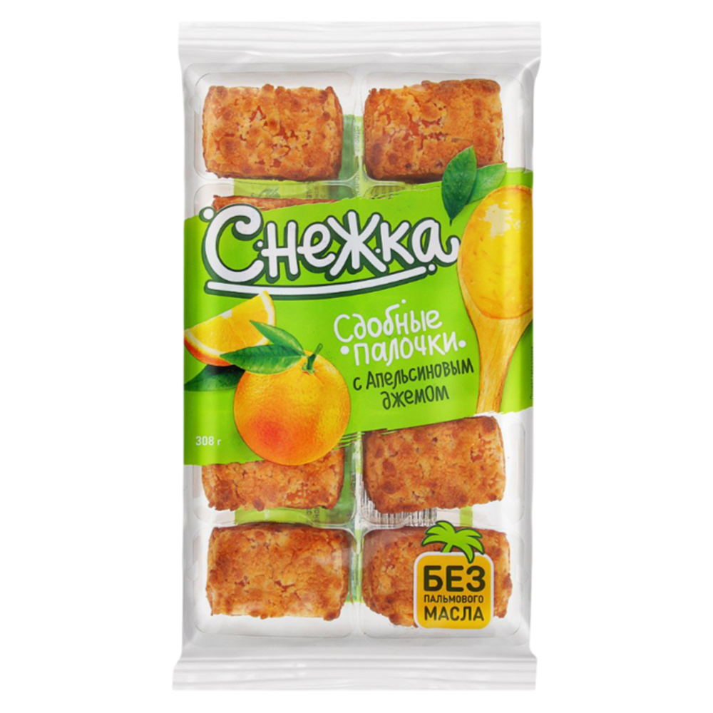 Сдобные палочки "Снежка" абрикос 308гр