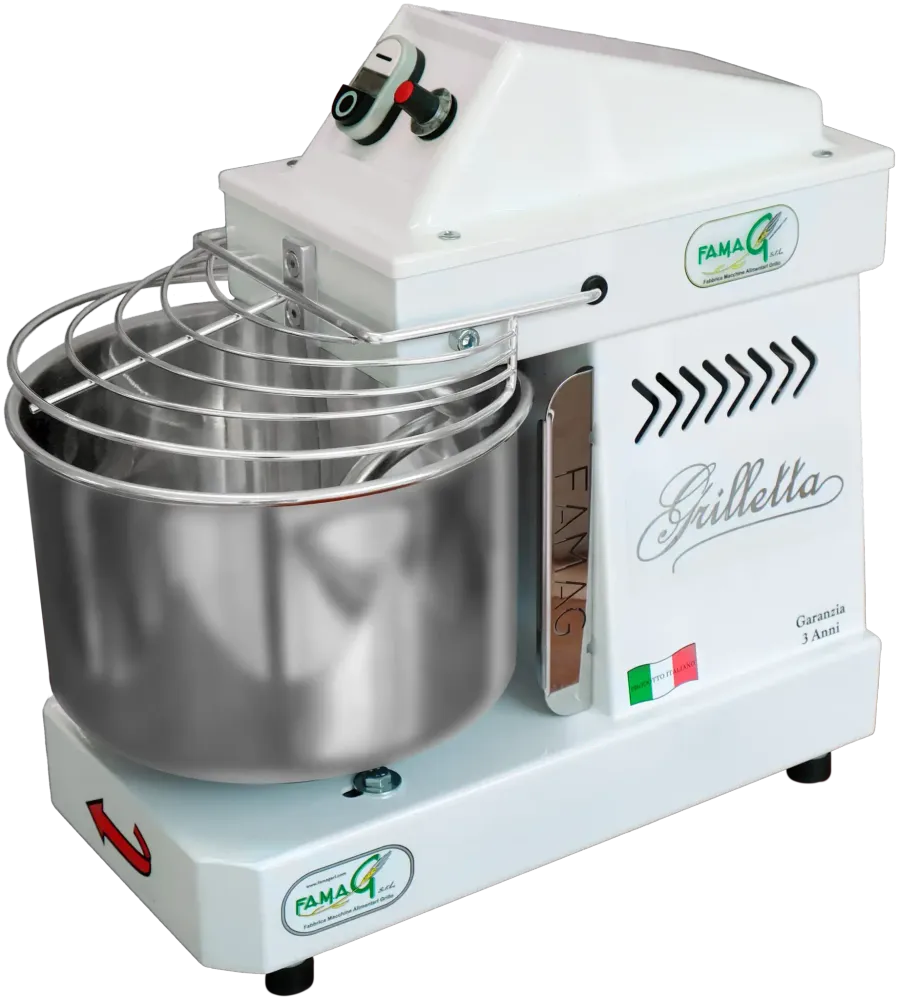 Тестомес спиральный с крюком Famag Grilletta IM5 на 5 кг теста, 10 скоростей