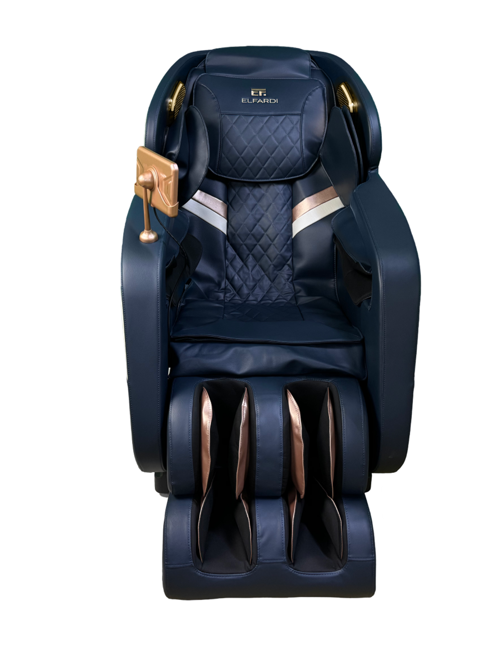Массажное кресло Elfardi S9C сине-серое
