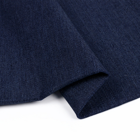 Ткань Джинс 270 г/м² 65% полиэстер, 33% хлопок, 2% спандекс шир.150 см  цв.03 т.синий