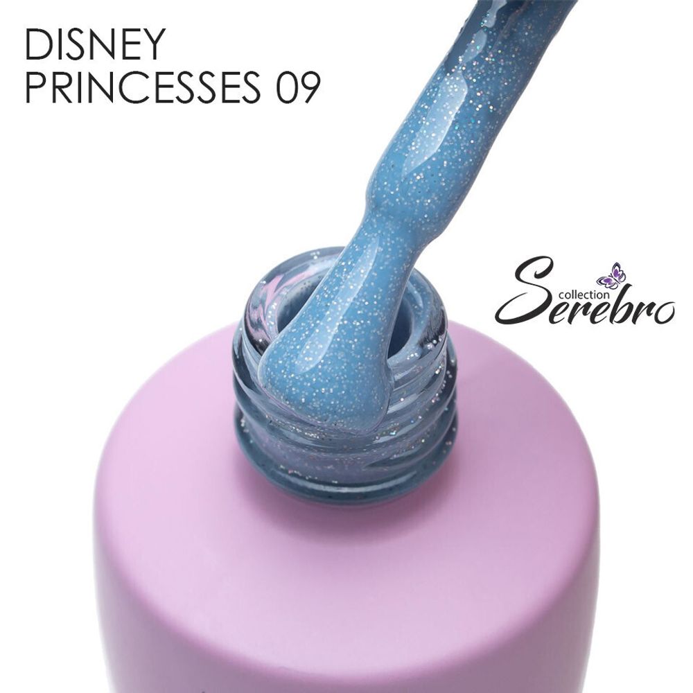 Гель-лак &quot;Disney princesses&quot; &quot;Serebro collection&quot;, №09 Эльза, 8 мл