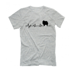 Футболка "Шпиц - сердечный ритм"