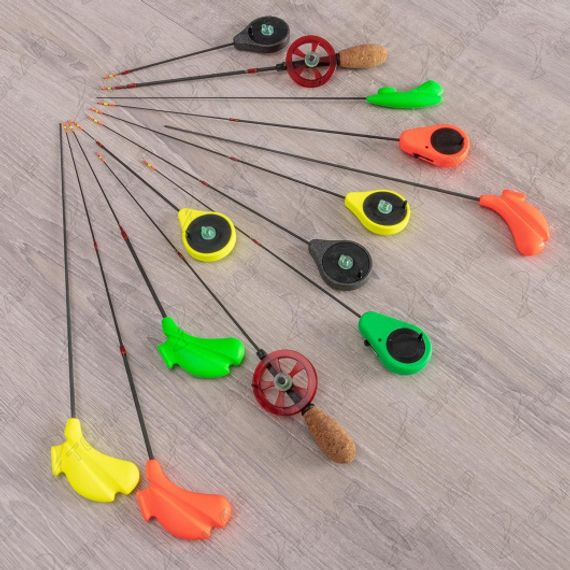 Удочка зим. SP-1T чёрный (хлыст 2 составной мягкий Hi Carbon teleskop) (SP-1T-BL) Akara