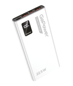 Внешний аккумулятор GoPower PB03-10 Power Pro 10000mAh белый