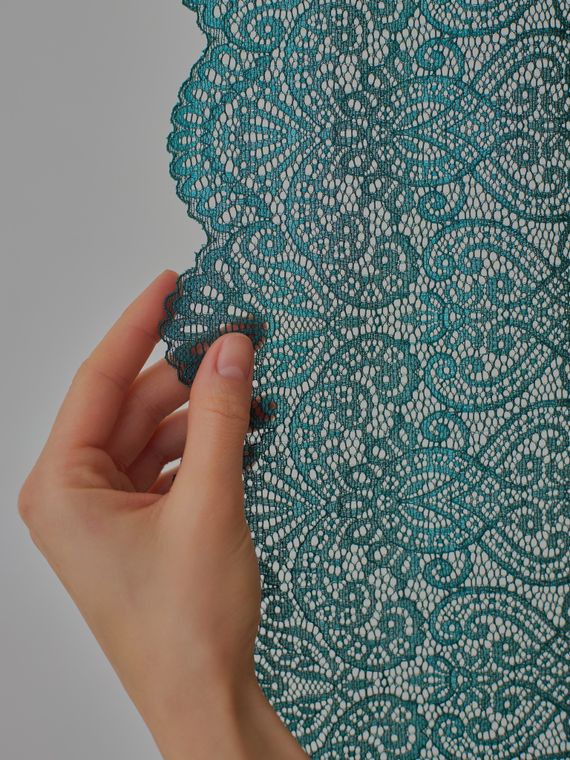 03-251 Кружево эластичное 22 см, сосна 1994