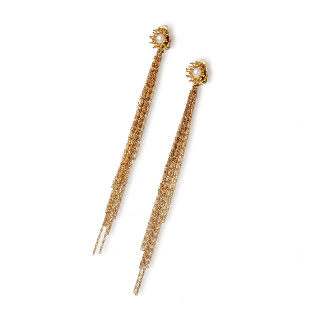 flower tassel clip on