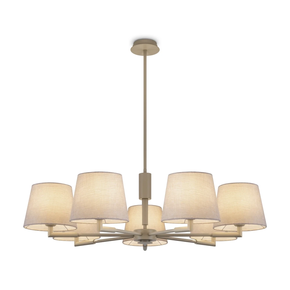 Люстра на штанге Freya BUTLER FR2057PL-07BG