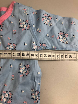 Слип цветочный на 0/6 месяца