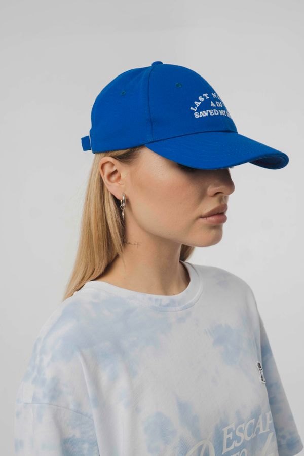 Кепка "Last Night DJ" Синяя - фото 3