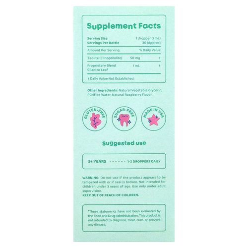 JoySpring, DetoxZee + кинза, 30 мл (1 жидк. унция)