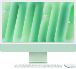 Моноблок Apple iMac 24" Retina 4,5K, (MWUY3RU/A) (M4, 10C CPU, 10C GPU, 16 ГБ, 256 ГБ SSD, 2024), Green