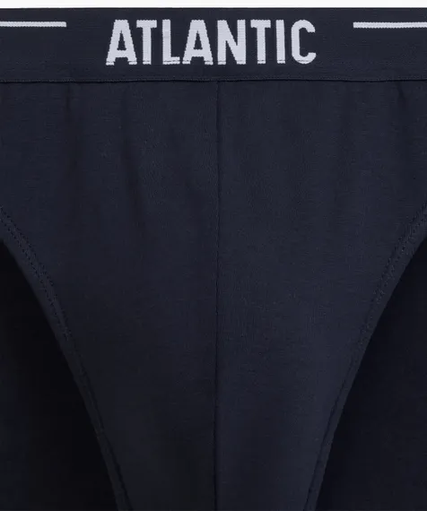 Трусы (5шт) мужские слипы спорт Atlantic, 5SMP-004, хлопок, темно-синий