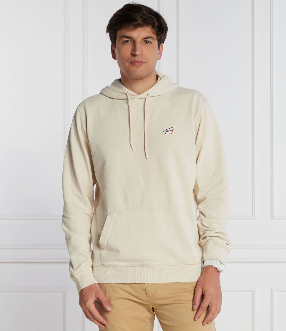 Худи WASHED SIGNATURE Tommy Jeans - кремовый (DM0DM17912)