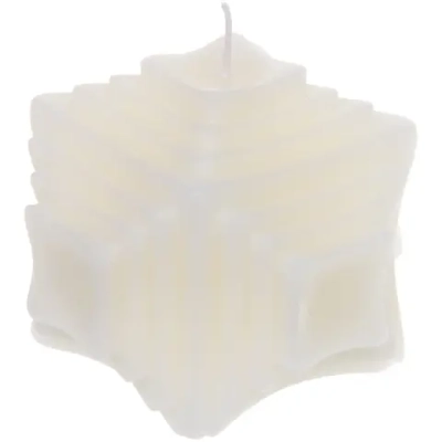 Свеча «Геометрия» 7.5*7.5 , Белый