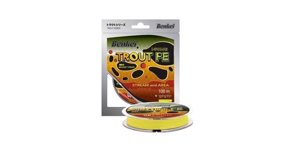 Шнур для рыбалки Benkei Trout PE