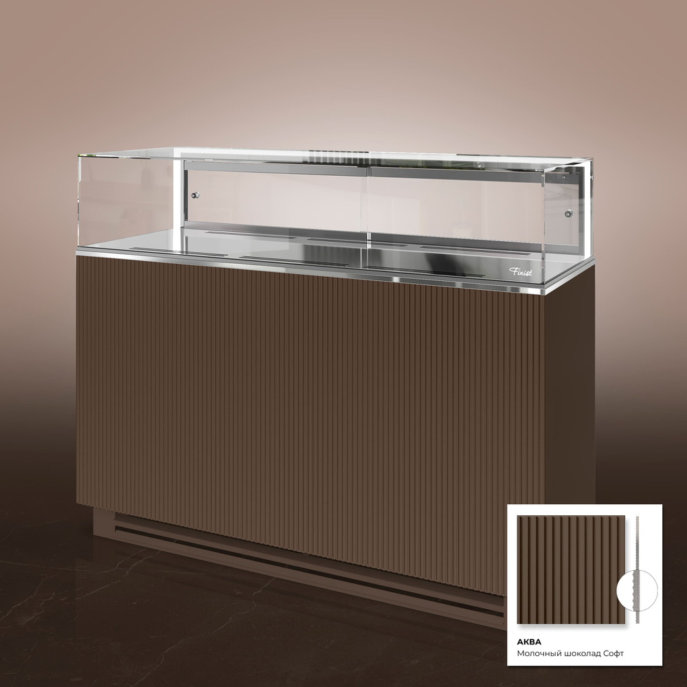 Кондитерская напольная холодильная витрина Finist GLASSIER 812 LUX GL812-10/7/5