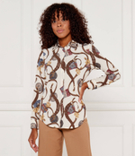 Рубашка KRISTY LAUREN RALPH LAUREN - экрю(200951293)