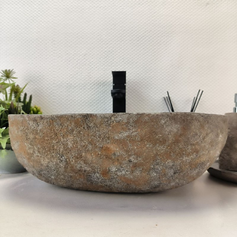 Раковина из речного камня RS63570 (48*36*15) 0122