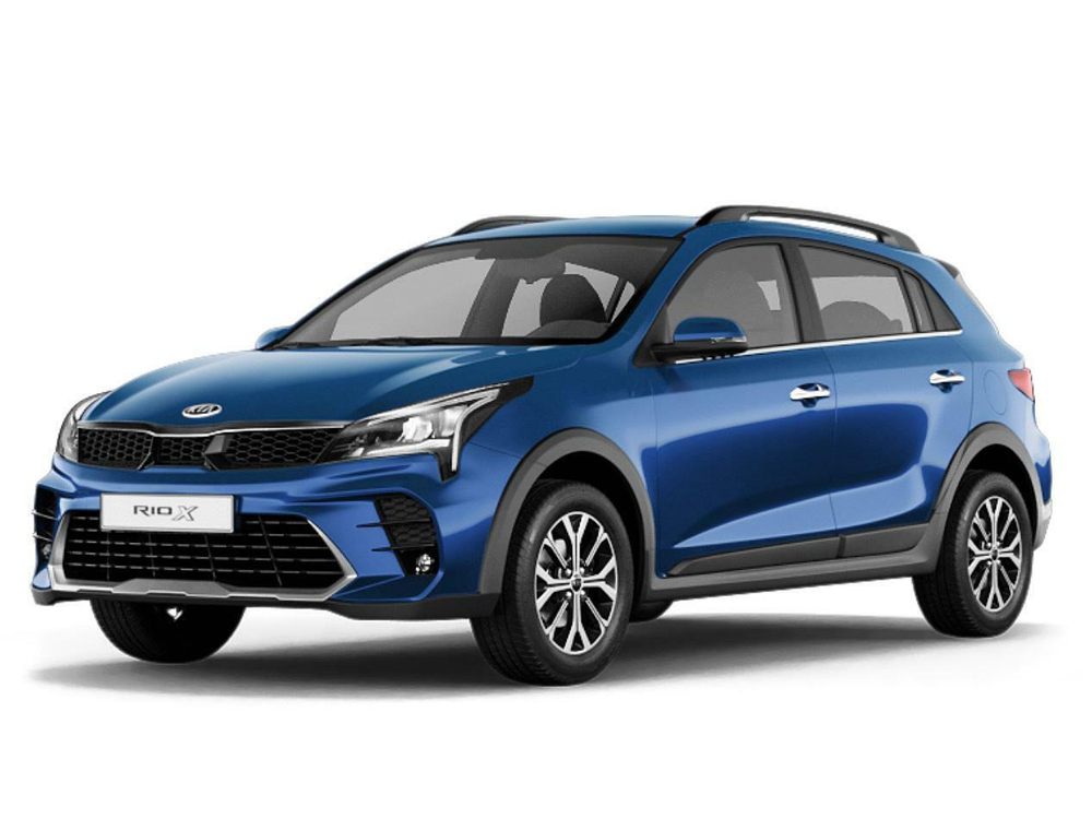Автоковрики для Kia Rio X. Комплектация с подлокотником (2020--&gt;)
