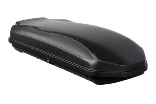 Автобокс на крышу автомобиля "Cybort Cargo Classic" 580 л, двухсторонний (черный текстурный) / ТюнАвто