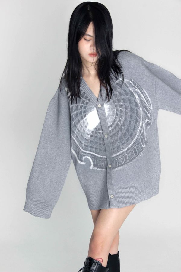 Кардиган Pantheon Серый - фото 3